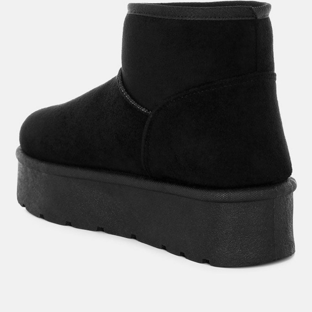 London Rag Platform Boots - Picture 4 of 5